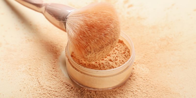 Makeup settling powder