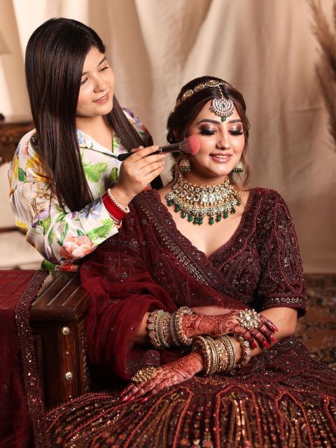 right type of bridal maekup